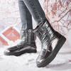 Зимние женские сапоги для снега, водонепроницаемые сапоги до середины голени, новинка 2024 года, бархатные теплые нескользящие мягкие хлопковые ботинки Botas De Nieve Para Mujer