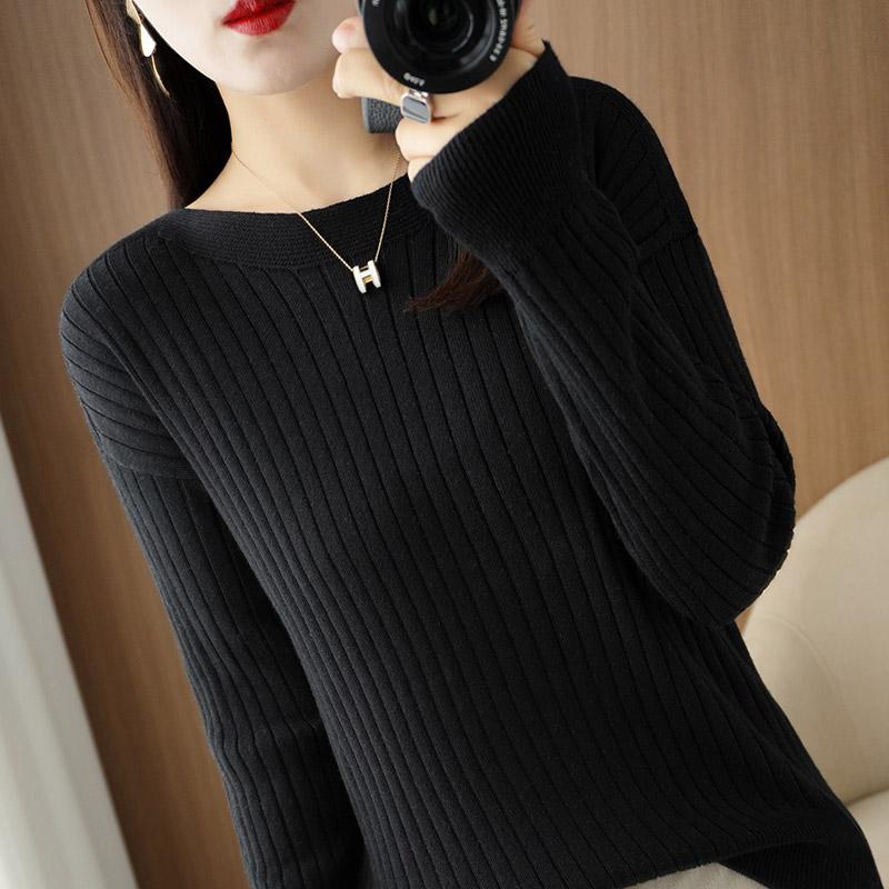 Женский свитер СОВРЕМЕННЫЙ НОВЫЙ зимний вязаный пуловер SAGA, осенние мягкие теплые шерстяные свитера, вязаные топы с длинными рукавами