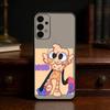 Мультяшный чехол для телефона Goob Dandys World для Samsung S25,24,23,22,30,21,10,9,Ultra,Plus,Lite, Мягкий черный чехол