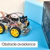 OSOYOO Arduino UNO Многофункциональный Образовательный Робот-Машина V2.1 STEM Дистанционное Управление Приложение 4WD Сборка, Программирование, Обучение Образовательный Электрический Робототехнический