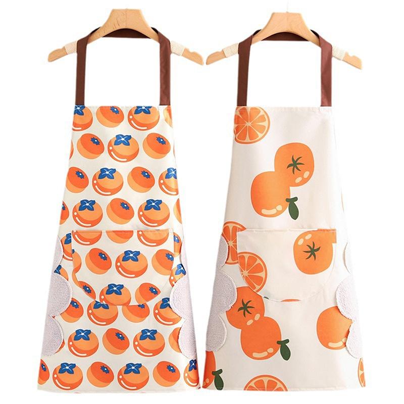 Фартук для вытирания рук на кухне, маслостойкий, водонепроницаемый, для мужчин, женщин, взрослых, модный, для кофе, комбинезон, фартук для вытирания рук