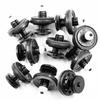 10X Spinka Tapicerki Drzwi Vw Golf Passat Polo 6Q0