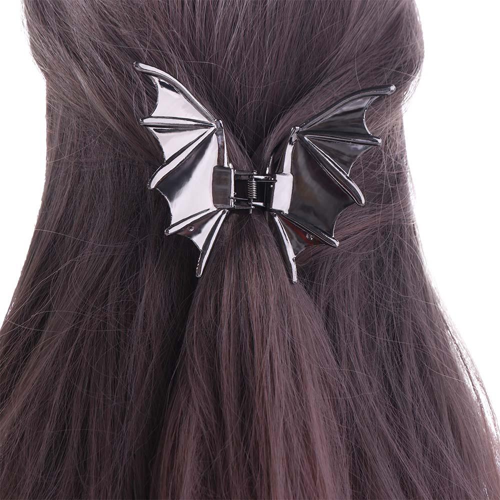Акула клипса Bat Claw Clip Y2k Bat Hairpin Подарки Bat Wing Hair Claw Halloween