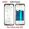Средняя рамка для Infinix Hot 8 9 10 10i 10S 11 11S 12 12i 20 20i 20S Play Lite Передняя рамка корпуса LCD Рамка bezels Запчасти для ремонта