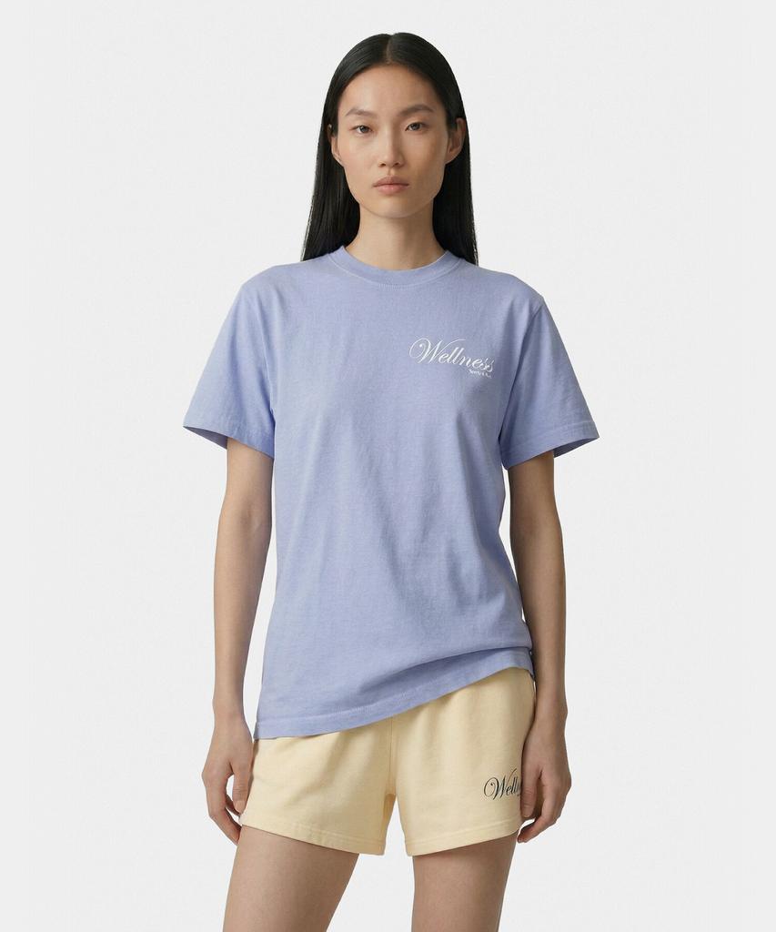 SPORTY&RICH Avenue T-Shirt Unisex - Periwinkle R265Aut003