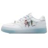 Li Ning Disney X Non-Slip Durable Low-Top Skate Shoes Women Sneakers Off-White Blue AGCR204-6