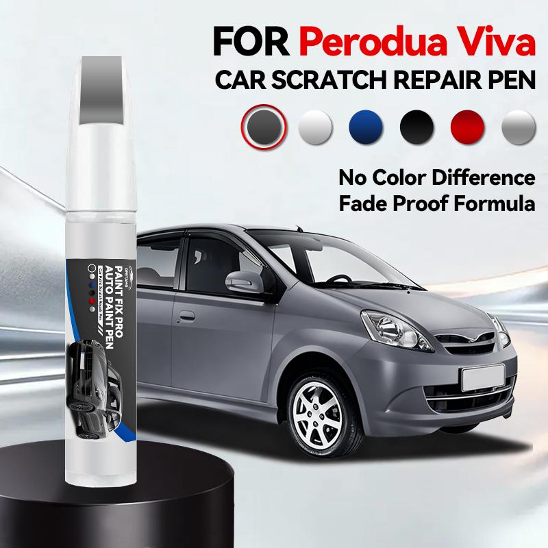 Vehicle for Exclusive Use For 1990-2026 Perodua Viva Paint Repair Pen Touch Up Scratch Remover DIY Auto Accessories Black White