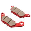 Daytona Motorcycle Brake Pads, Red Pads (Semimetal Pads), NMAX155 (17-21), Tri-City 155, ABS (16-21),
