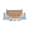 [Amazon.co.jp Exclusive] Kamidana No Sato Torii with Large Charm Decoration + Small Shinto Utensil Set 209731