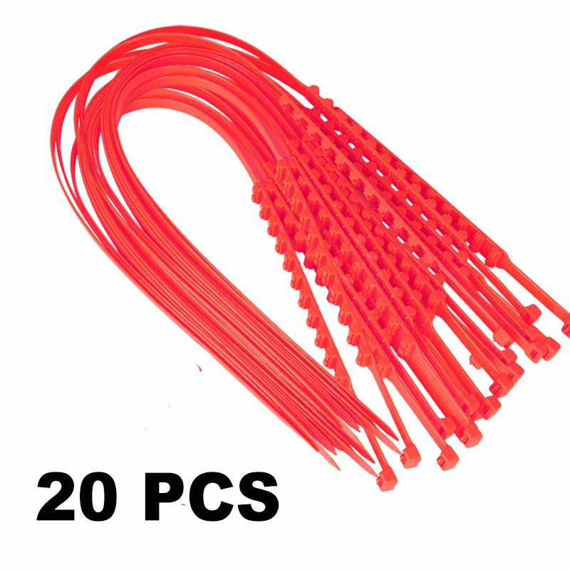 10 шт./20 шт. Противоскользящие цепи для снега для автомобильных шин, грузовиков, внедорожников, цепи для шин, зимние аварийные кабельные стяжки для колес, двухрядные зубья цепи