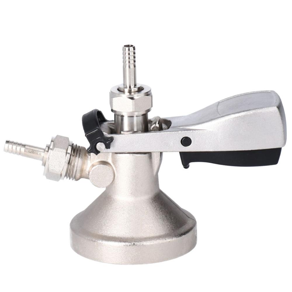 7 piece Stainless Steel Draft Beer Dispenser G5/8 G Type Beer Canning Coupler Kegerator System