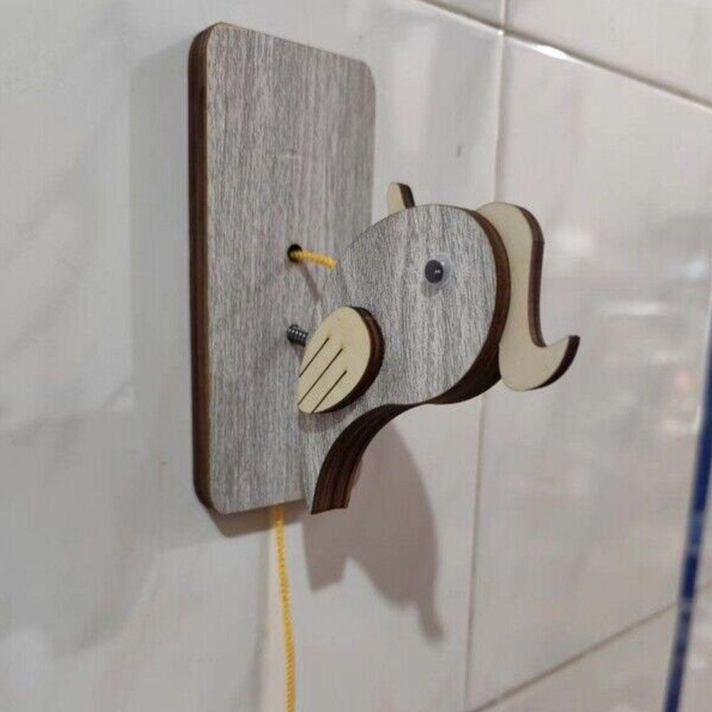 Ретро дверной звонок Деревянный дверной звонок в виде дятла Деревянный дверной звонок в виде птицы Дятел Входной дверной звонок