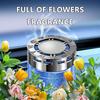 Luxury Gel Car Air Freshener Cup Holder Design 6 Month Botanical Scent
