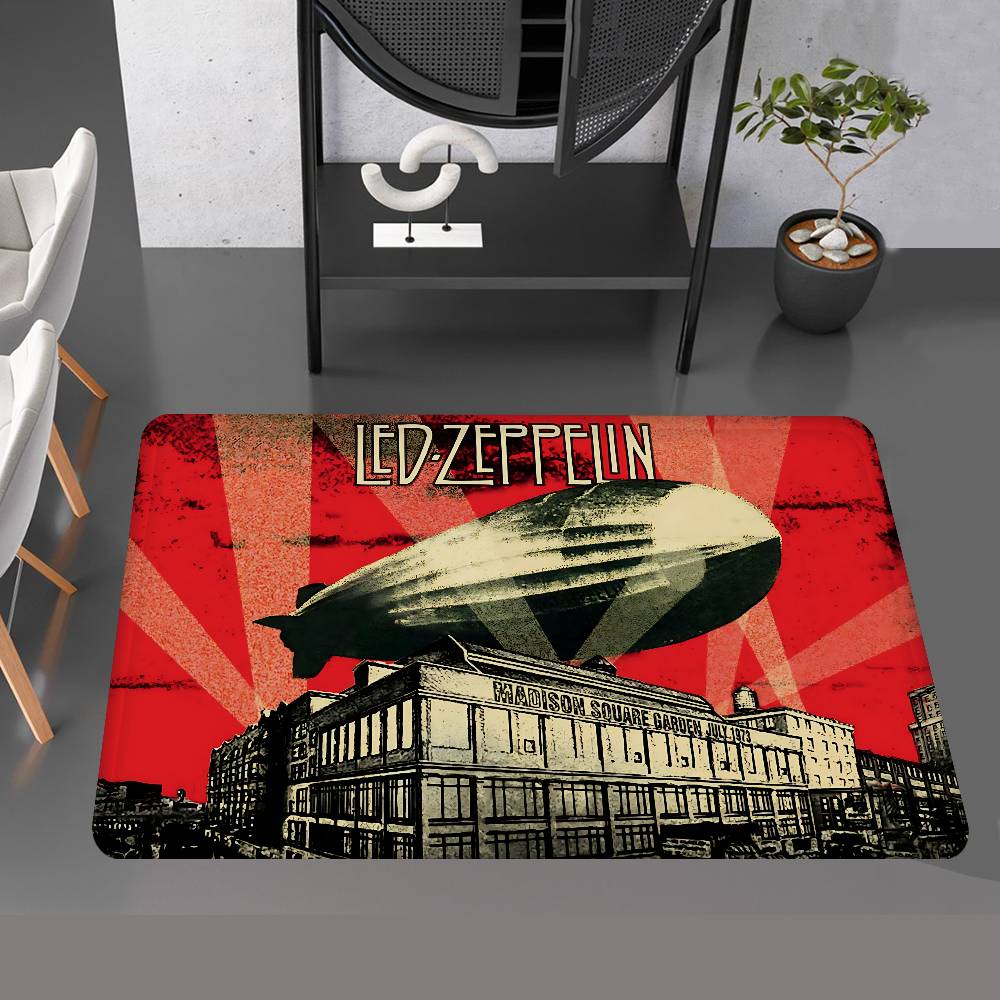 British Rock Led Band Z-Zeppelines Bathroom Mat Anti-slip Absorb Water Long Strip Cushion Bedroon Mat Hotel Decor Mat