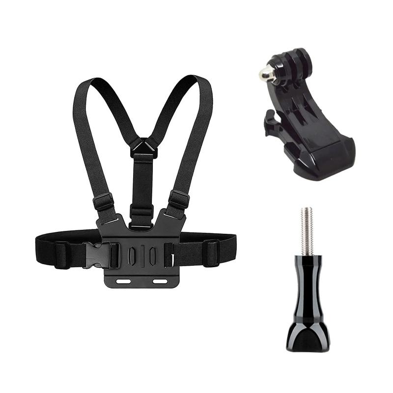 Для Gopro Hero 12 11 Ремень на голову Нагрудный ремень Ремень с винтовым креплением Для Gopro 11 10 9 8 Аксессуары для экшн-камеры AKASO SJCAM SJ4000