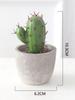 1 Pc Cactus Pot Bonsai Plant Living Room Home Decoration Fake Flower Artificial Plants Plastic Cactus Ball Desktop Decorations