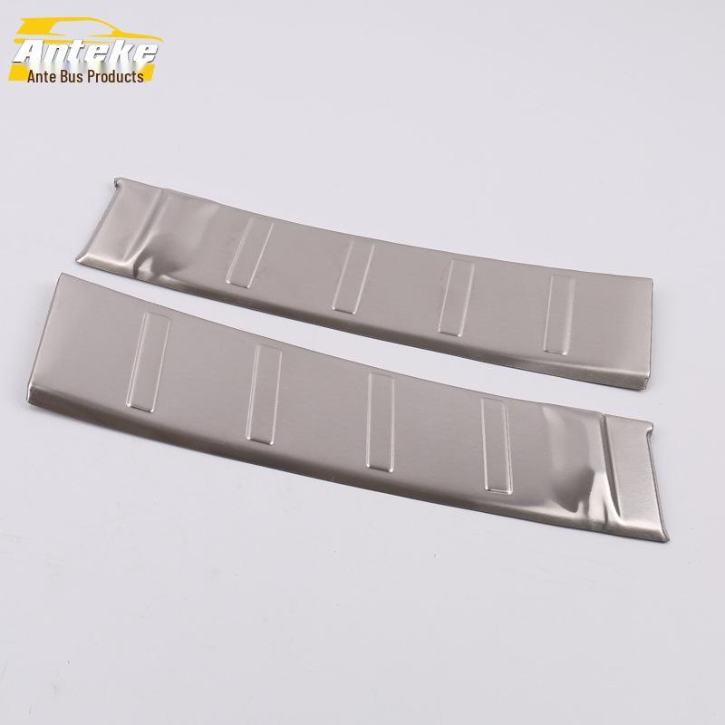 13 Outlander Защитная накладка заднего бампера - Накладка на порог бампера багажника