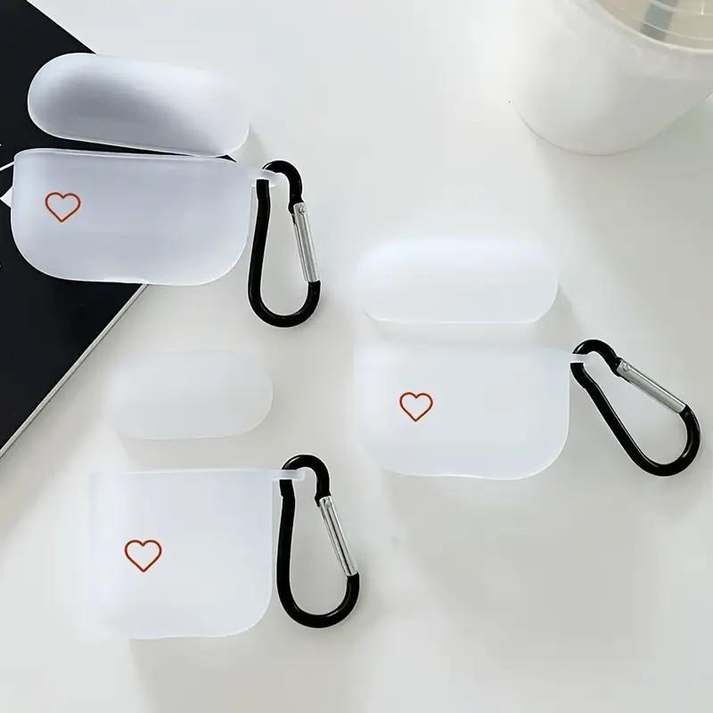Белый красный любовь подходит для защитного чехла AirPods 1/1-го поколения Apple pro/1 беспроводной Bluetooth-гарнитуры