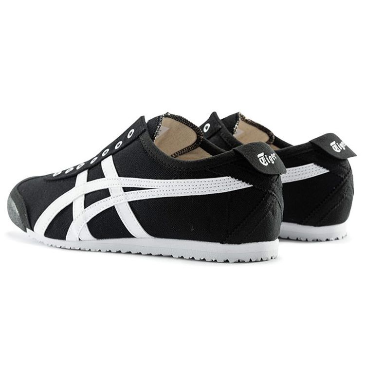 ONITSUKA TIGER Mexico 66 Slip-On Black White Unisex Sneakers 1183A746-001