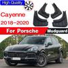 Mud Flaps For Porsche Cayenne 2018- Mudguards Fender Mud Flap Splash Guard Fenders Car Accessories Front Rear 4 Pcs