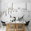 100PCS 10X10MM DIY Disco Ball Glass Mirror Stickers Wall Sticker