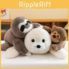Plush Monkey Toy Cute Cartoon Pp Cotton Filling Soft Short Children Doll Gift
