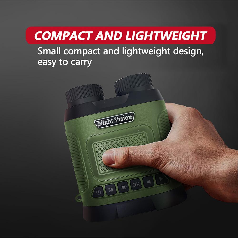 Инфракрасный бинокль ночного видения 2.5K UHD 40MP Ночное видение 8-кратный зум Цифровой бинокль Камера Прибор ночного видения