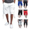 Men's Summer Cargo Shorts Loose Casual Pants Multi-Pocket Drawstring Men's Jogging Shorts