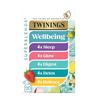 Коллекция Twinings Superblends Wellbeing 4X Защита 4X Сияние 4X Пищеварение 4X Детокс 4X Сон, 20 пакетиков зеленого чая
