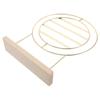 Rotating Earring Display Stand: Multi Tier Metal Earring Organizer Stand Adjustable Jewelry Display Rack for Women Girls Stud Hanging