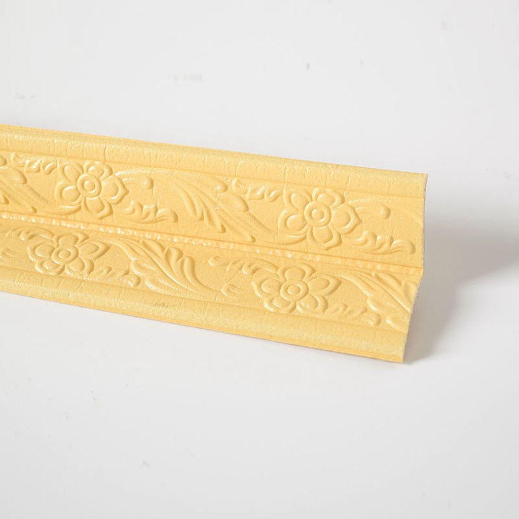 Self-adhesive Embossed Edge Strip Stickers Wall Sticker Corner Wallpaper Wall Waist Line