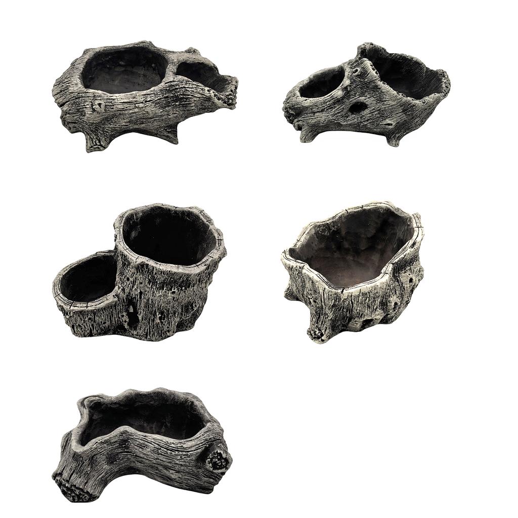 Художественные цементные цветочные горшки с дизайном корней деревьев для креативного украшения офиса, дома, балкона, сада, настольной экспозиции