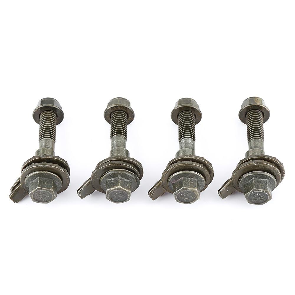 4pcs 14mm Diameter Camber Kit Steel Material Alignment Cam Bolt Cam Bolt Kit Four Wheel Alignment