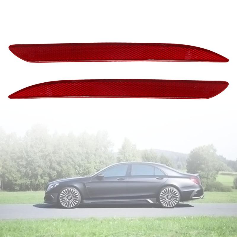 2pcs For Mercedes Benz S Class W222 2014- Car Rear Bumper Reflectors Warning lamp 2228200774 2228200874 car parts