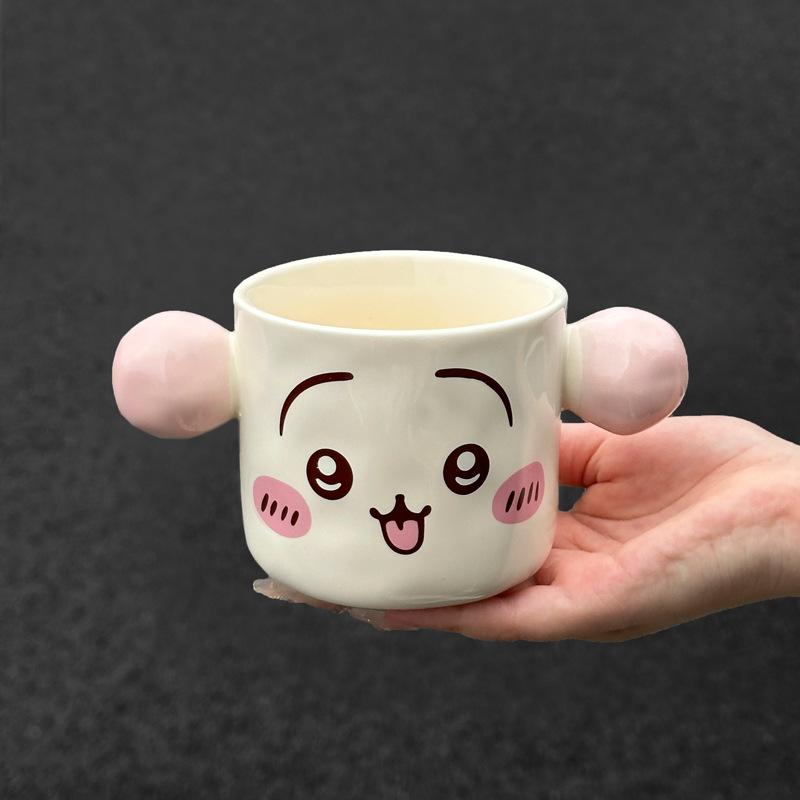 Girls' Heart Cup with High Appearance and Cute Ceramic Mug with Lid Birthday Gift for Girls Practical Gift Box for Best Friend