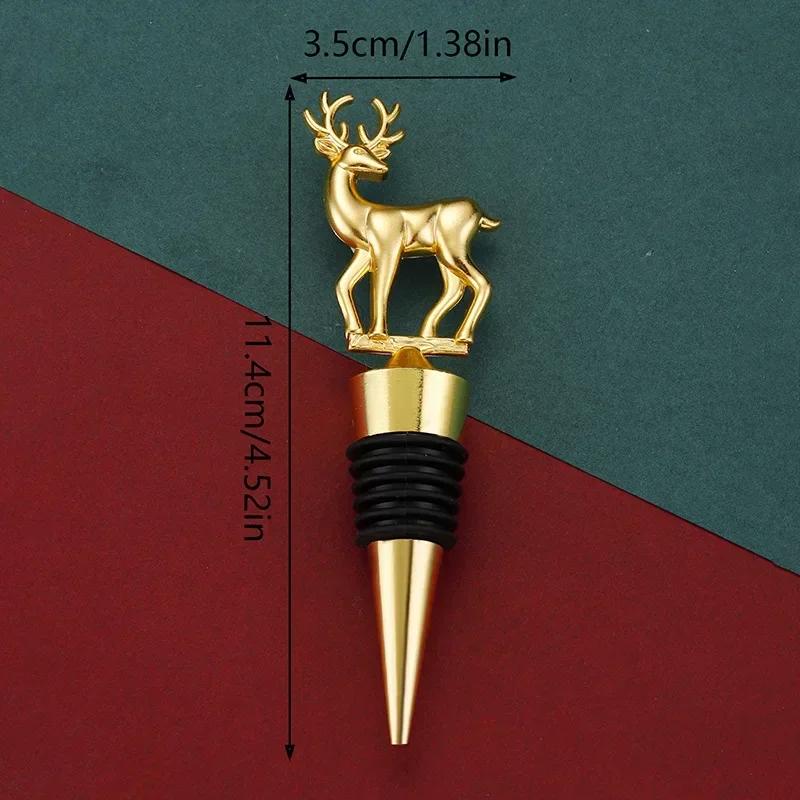 1 шт. винная пробка Elk, расширяющаяся пробка для бутылок с напитками, консервант для красного вина, металлическая пробка для бутылок шампанского, аксессуары для бара