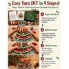 Handmade Crochet Animals Set Layered Knitted Xmas Decor Crochet Christmas Tree DIY Kit  Christmas