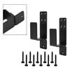 Heavy Duty Door Bar Holder Brackets Upgraded U-Shaped Bar Holders  Home Security
