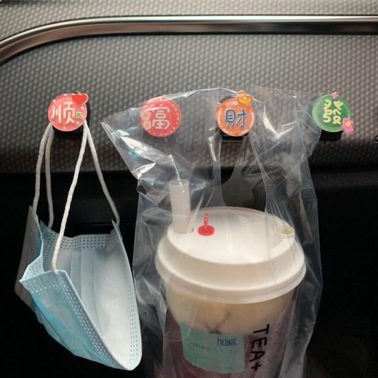 Шикарный автомобильный липкий крючок без перфорации, разные стили, декоративные