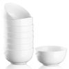10 Ounce Porcelain Bowls Set 8 Pack Premium White Ceramic Bowls for Cereal, Soup, Salad, Pasta, Prep, Rice, Ice Cream, Microwave