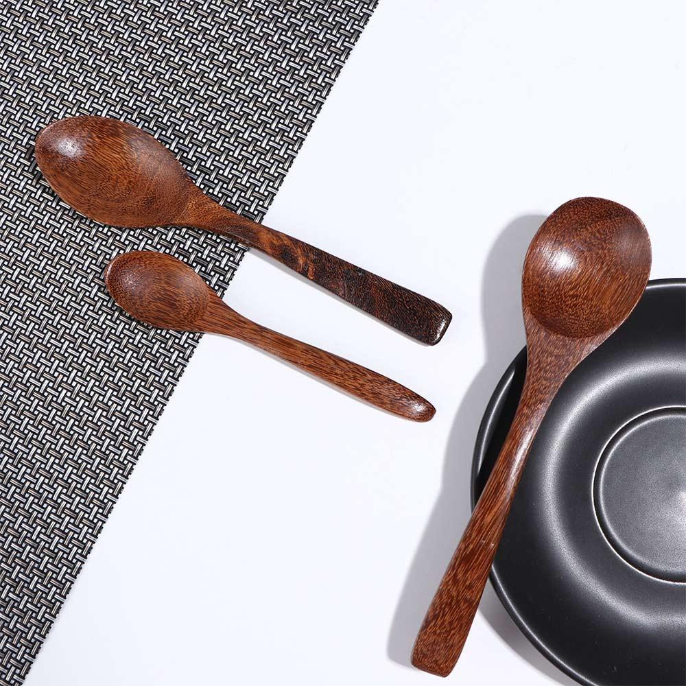 Cooking Utensils Mixing Kitchen Tools Tableware Soup Spoons Coffee Spoon Tea Spoon Wooden Spoon