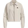 Tech Premium Woven Jacket Водонепроницаемая повседневная свободная куртка Женская куртка бежевого цвета JJ1111