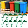 Garbage Bin Clip Dustbin Ventilation Clip Clip-on Trash Can Tool Keep Lid Open for Outdoor Dustbin Fewer Flies Odor Control