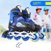 Детские регулируемые мигающие роликовые коньки для мальчиков и девочек