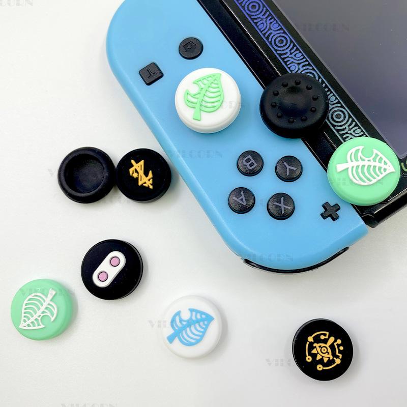 [4 шт] Силиконовый нескользящий чехол для джойстика Swith Joystick для Nintendo Switch/Lite/OLED, защитный чехол для ручки, консольного переключателя