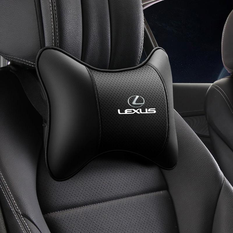 Car Leather Seat Headrest Neck Pillow Head Cushioning For Lexus F-SPORT ES RX NX LS UX LM LX GX LC RZ IS CT GS RC HS SC TX LBX