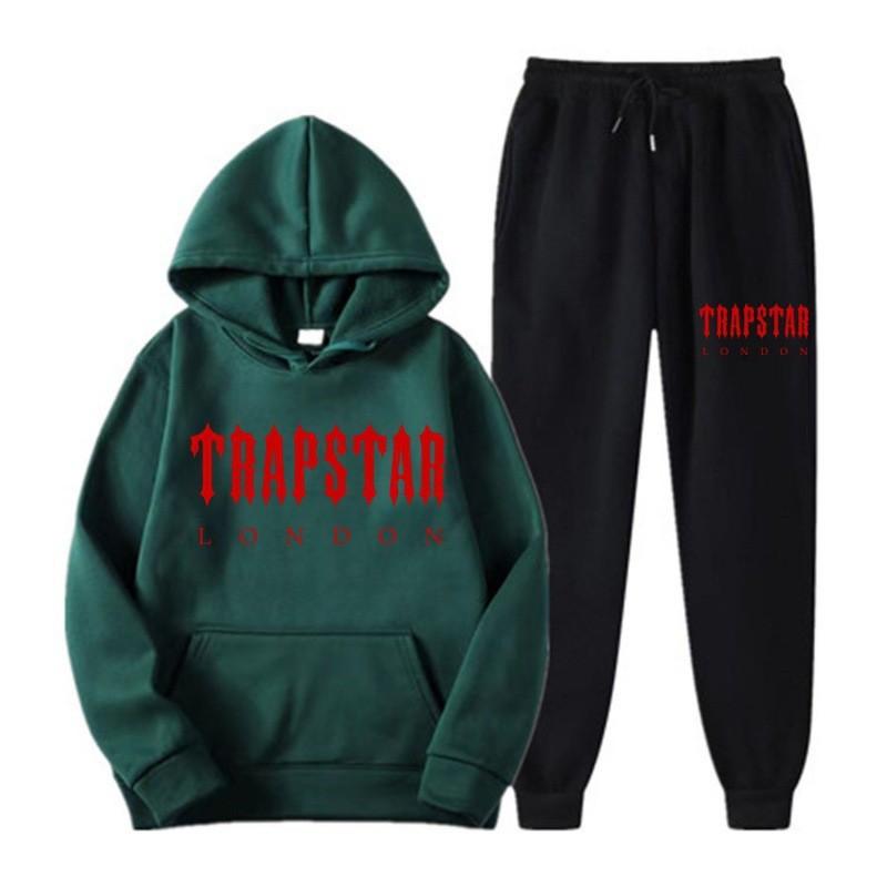 Mens Womens Casual Hooded Fleece-Lined Sweatshirt Set Lightweight Streetwear Outfit