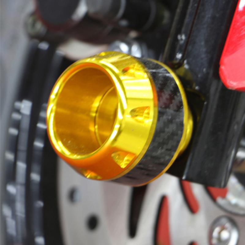 Универсальный слайдер рамы мотоцикла из алюминиевого сплава, передняя вилка, защита от падения, углеродное волокно для мотоцикла, скутера