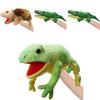 Adorable Lizard Puppet Plush Toy Soft Reptile Stuffed Animal For Kids Customizable Picture Design Short Plush 50cm Height