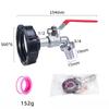 Прочный адаптер для крана IBC-бака S60*6 с крупной резьбой на 1/2'' 3/4'' соединительный элемент для замены клапана для сада и дома кран